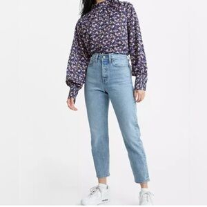 Levi's Light Blue Ankle Jeans